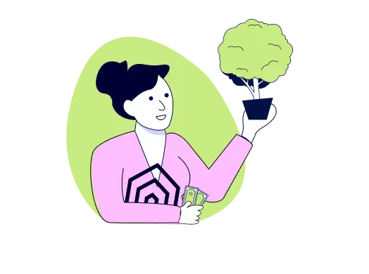Homebuyers paid by OLU to achieve lower emissions.