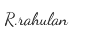 Michael Ragavan Signature